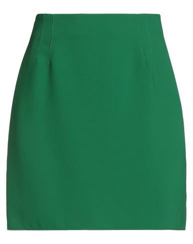 Alice Miller Woman Mini Skirt Green Size 6 Polyester, Elastane In Green
