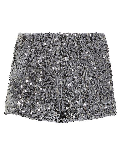 Motel Woman Shorts & Bermuda Shorts Grey Size M Polyester, Viscose, Elastane In Gray