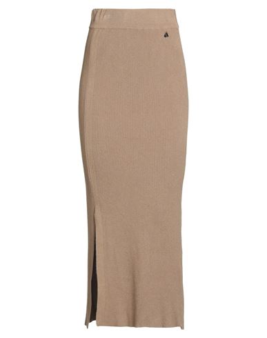 Dixie Woman Midi Skirt Sand Size S Viscose, Polyester, Polyamide In Neutral