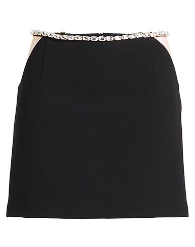 Sandro Woman Mini Skirt Black Size 10 Polyester, Elastane In Black