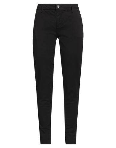 Liu •jo Woman Pants Black Size 27 Cotton, Elastane In Black