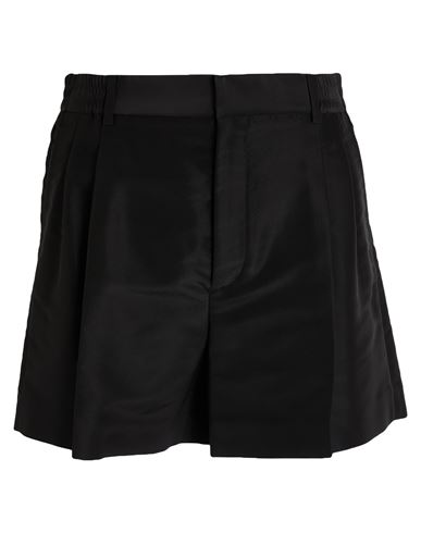 Valentino Garavani Man Shorts & Bermuda Shorts Black Size 30 Silk In Black