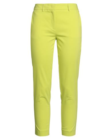 Alice Miller Woman Pants Lime Green Size 6 Cotton, Polyester, Elastane In Yellow