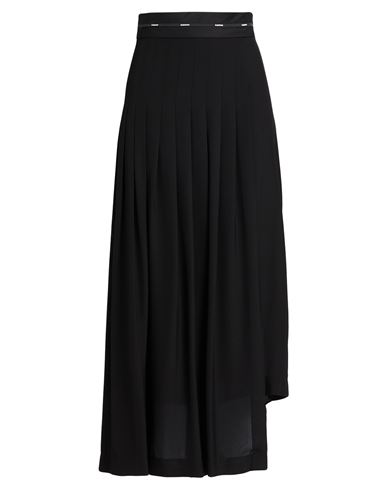 Sandro Woman Maxi Skirt Black Size 6 Viscose In Black