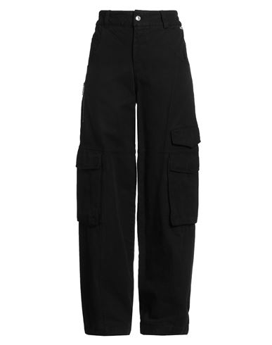 Gcds Woman Pants Black Size 6 Cotton In Black