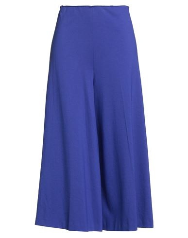 Meimeij Woman Pants Bright Blue Size 4 Viscose, Polyamide, Elastane In Purple