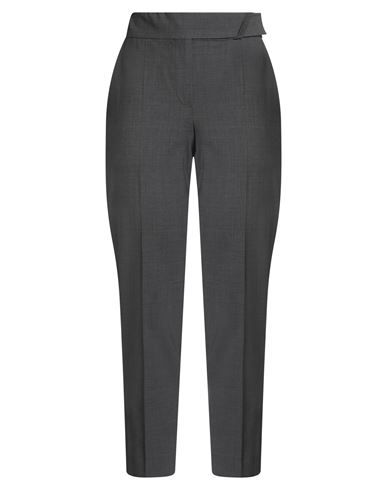Brunello Cucinelli Woman Pants Grey Size 12 Virgin Wool, Polyamide, Elastane In Gray