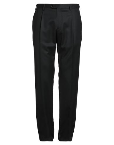Sartoria Latorre Man Pants Black Size 36 Virgin Wool In Black