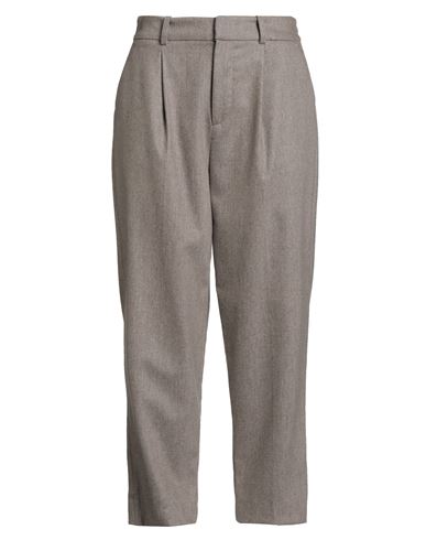 Pt Torino Woman Pants Grey Size 10 Virgin Wool, Cashmere, Elastane In Gray