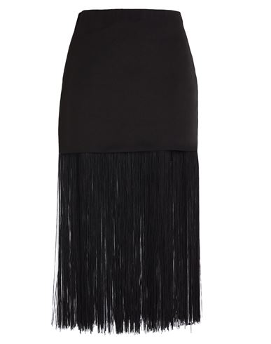 Patrizia Pepe Woman Midi Skirt Black Size 8 Polyester, Elastane, Acetate In Black