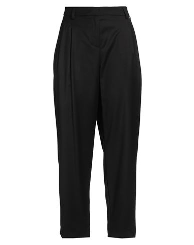 Pietronilla Woman Pants Black Size M Polyester, Viscose, Elastane In Black