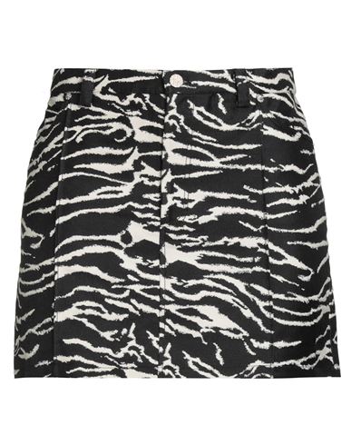 Baum Und Pferdgarten Woman Mini Skirt Black Size 10 Organic Cotton, Polyester In Black