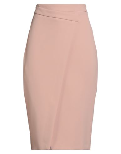 Kaos Woman Midi Skirt Blush Size 10 Polyester, Elastane In Pink