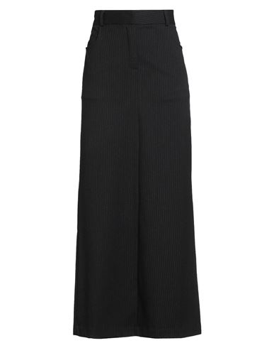 Sosue Woman Maxi Skirt Black Size S Recycled Polyester, Viscose, Polyester, Elastane In Black
