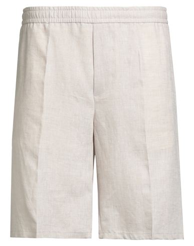 Liu •jo Man Man Shorts & Bermuda Shorts Beige Size 40 Linen In Neutral