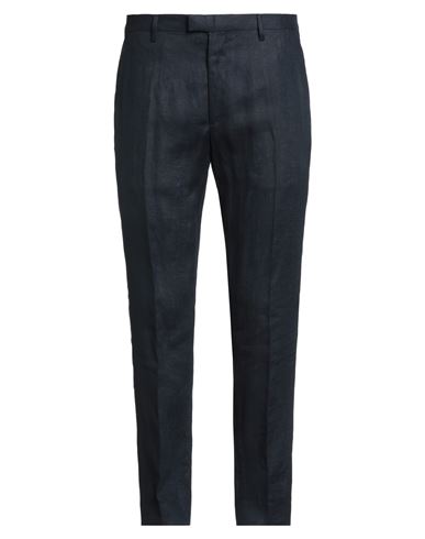 Liu •jo Man Man Pants Midnight Blue Size 38 Linen In Blue