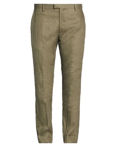 Liu •jo Man Man Pants Military Green Size 30 Linen In Green