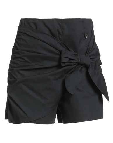 Liu •jo Woman Shorts & Bermuda Shorts Black Size 2 Cotton