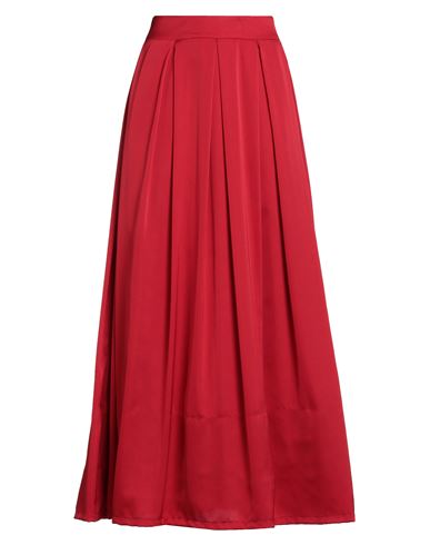 Alice Miller Woman Maxi Skirt Red Size 6 Polyester, Elastane In Red