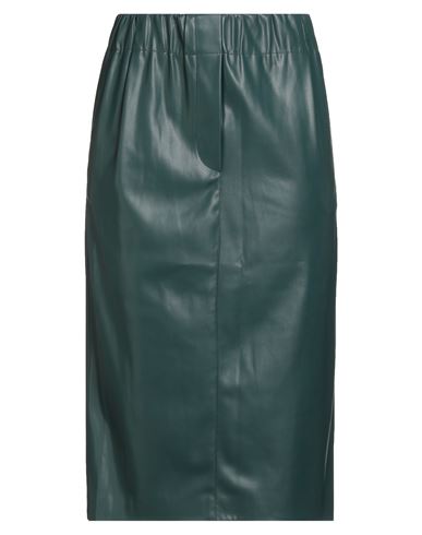 Alice Miller Woman Midi Skirt Deep Teal Size 6 Polyurethane In Green