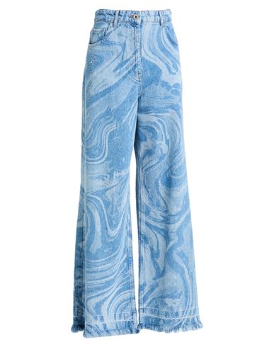 Patrizia Pepe Woman Jeans Blue Size 28 Cotton, Lyocell, Glass In Blue