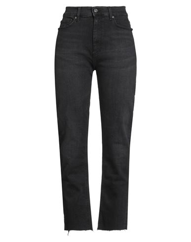 Sandro Woman Jeans Black Size 10 Cotton, Elastane