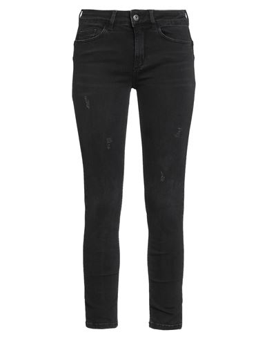 Liu •jo Better Denim Woman Jeans Black Size 27w-28l Cotton, Elastane In Black