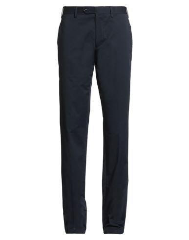 Lardini Man Pants Midnight Blue Size 38 Cotton, Linen, Elastane In Blue