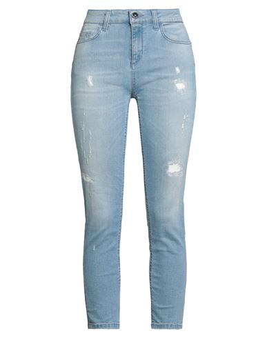 Rebel Queen By Liu •jo Woman Jeans Blue Size 27 Cotton, Elastane