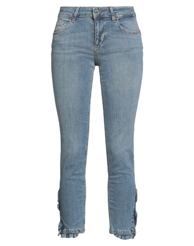 Rebel Queen By Liu •jo Woman Jeans Blue Size 27 Cotton, Elastane