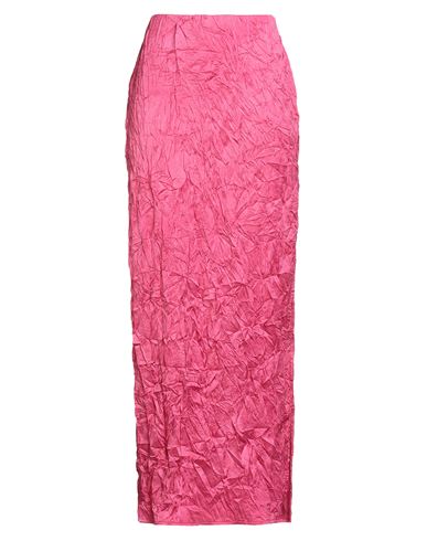 Gaelle Paris Gaëlle Paris Woman Maxi Skirt Fuchsia Size 4 Polyester In Pink