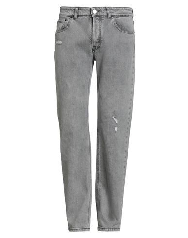 Pmds Premium Mood Denim Superior Man Jeans Grey Size 34 Cotton, Elastane In Gray
