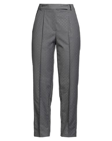 Simona Corsellini Woman Pants Grey Size 4 Polyester, Viscose In Gray