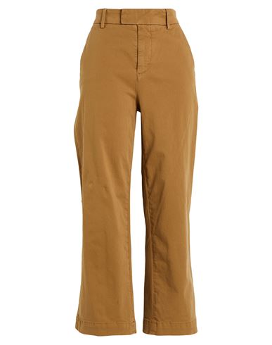 Rebel Queen By Liu •jo Woman Pants Camel Size 29 Cotton, Elastane In Sand