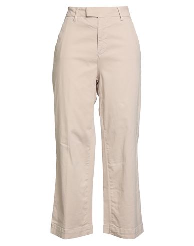 Rebel Queen By Liu •jo Woman Pants Cream Size 30 Cotton, Elastane In Neutral