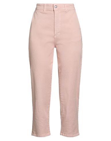 Rebel Queen By Liu •jo Woman Pants Blush Size L Cotton, Elastane In Pink
