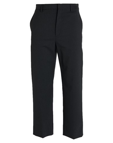 Valentino Garavani Man Pants Charcoal Size 30 Polyester, Virgin Wool, Elastane In Gray