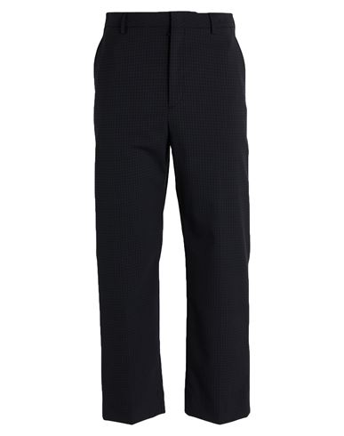 Valentino Garavani Man Pants Charcoal Size 30 Polyester, Virgin Wool, Elastane In Blue