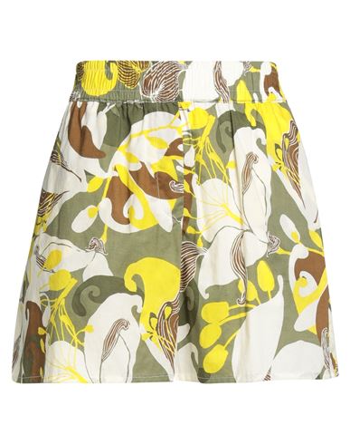 Maliparmi Malìparmi Woman Shorts & Bermuda Shorts Military Green Size 8 Cotton