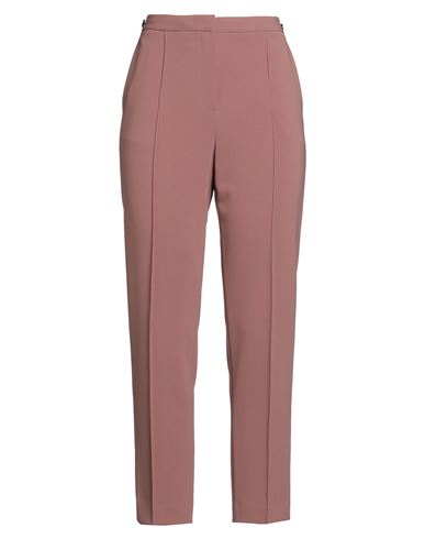 Theory Woman Pants Antique Rose Size 6 Triacetate, Polyester In Brown