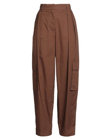 Maliparmi Malìparmi Woman Pants Brown Size 10 Cotton In Brown