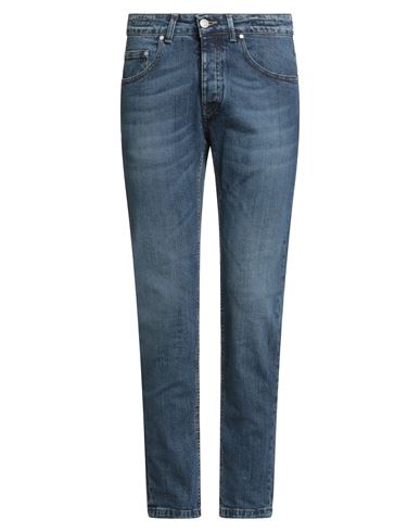 Manuel Ritz Man Jeans Blue Size 38 Cotton, Elastane In Blue