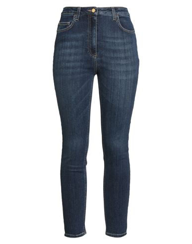 Elisabetta Franchi Woman Jeans Blue Size 28 Cotton, Elastane In Blue