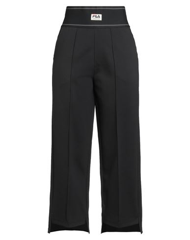 Fila Woman Pants Black Size Xs Viscose, Polyamide, Elastane In Black
