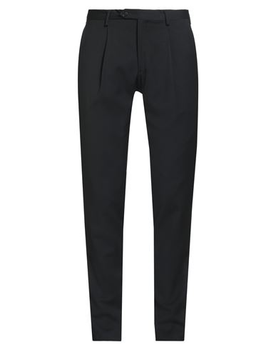 Tombolini Man Pants Black Size 42 Wool, Lycra In Black