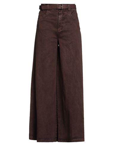 Motel Woman Jeans Chocolate Brown Size M Cotton