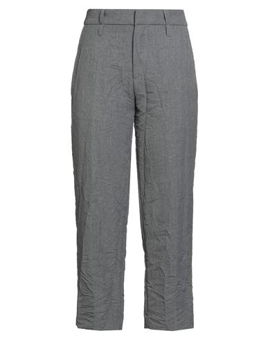 Tela Woman Pants Grey Size 10 Polyester, Viscose, Polyamide In Gray