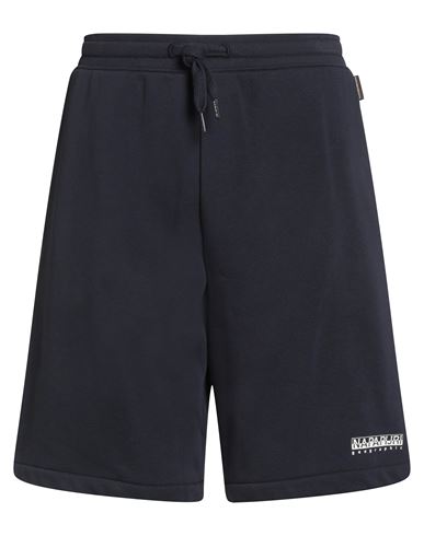 Napapijri Man Shorts & Bermuda Shorts Navy Size Xl Cotton, Polyester In Blue