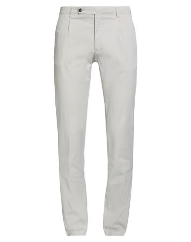 Berwich Man Pants Light Grey Size 40 Lyocell, Cotton, Elastane In Gray