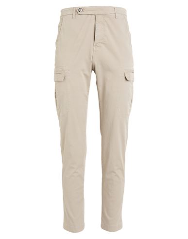 Groowe Man Pants Beige Size 38 Cotton, Elastane In Neutral